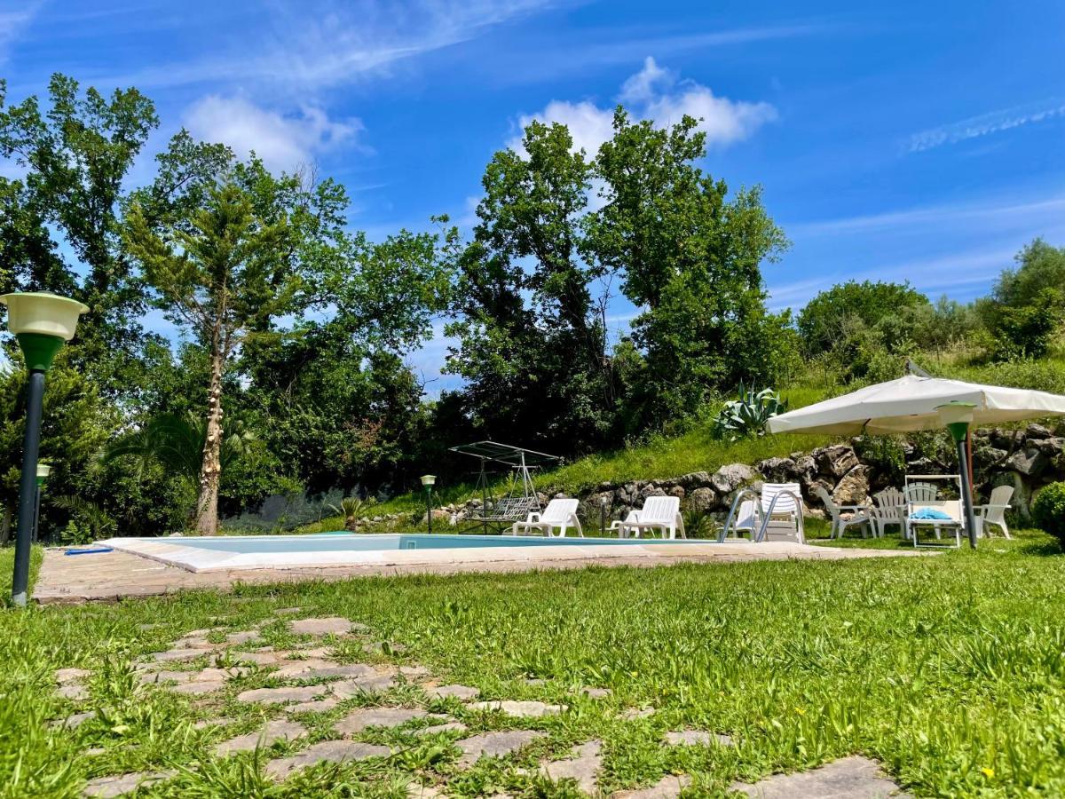 Villa Con Piscina Donna Romina SantʼAgata deʼ Goti Esterno foto